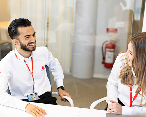 Verisure managers talking