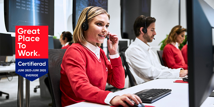 Säkerhetsexpert arbetar på fältet 