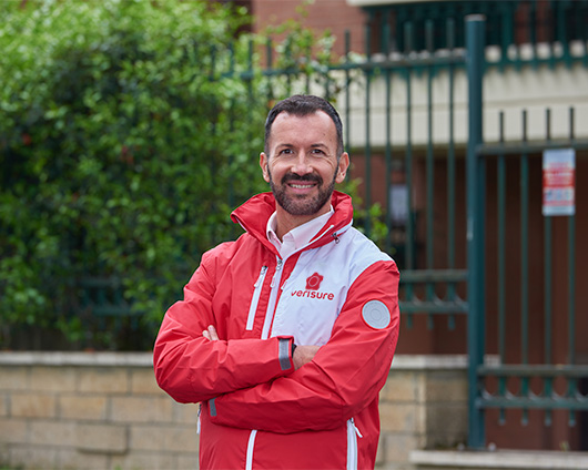 Young sales employee at Verisure