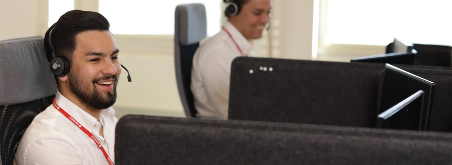 Empleados de Verisure en la oficina