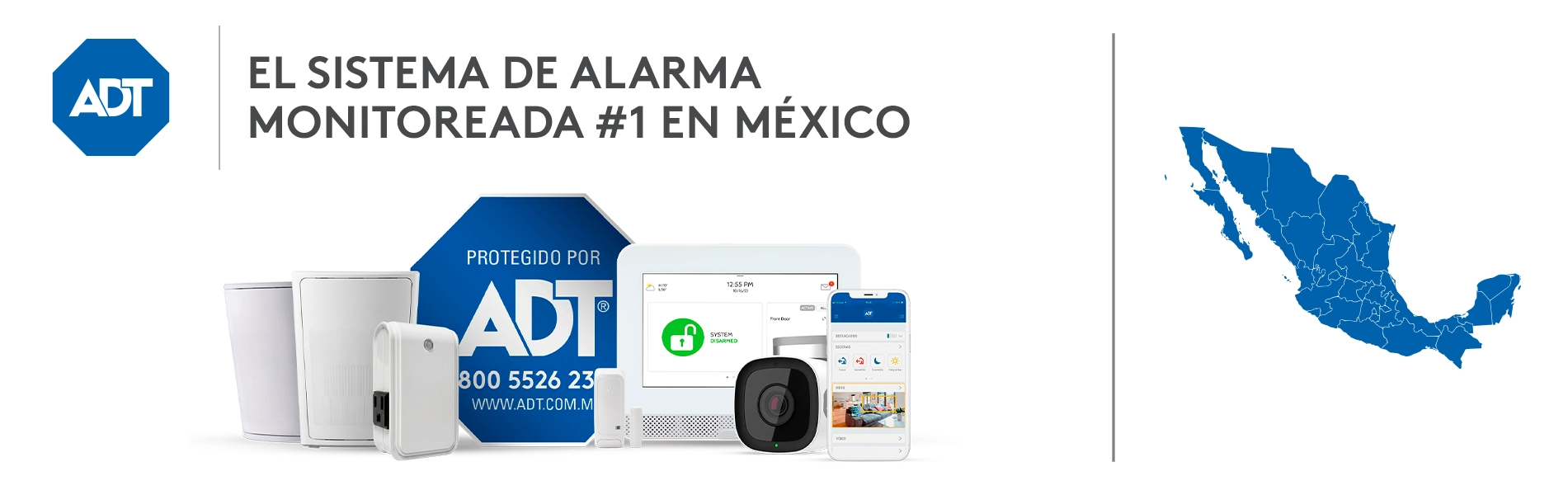ADT, la alarma referente en México para proteger.