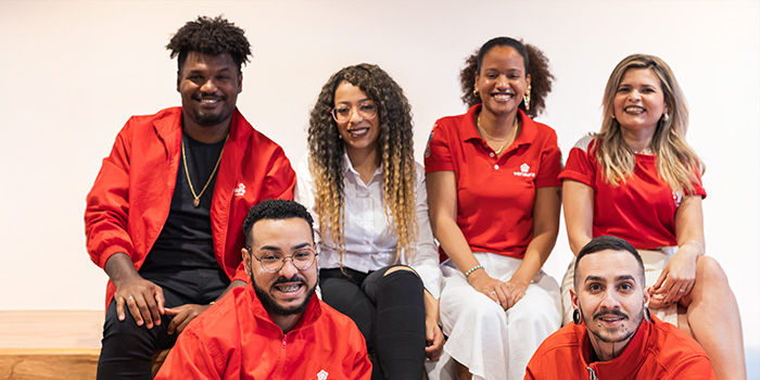 Verisure employees laughing