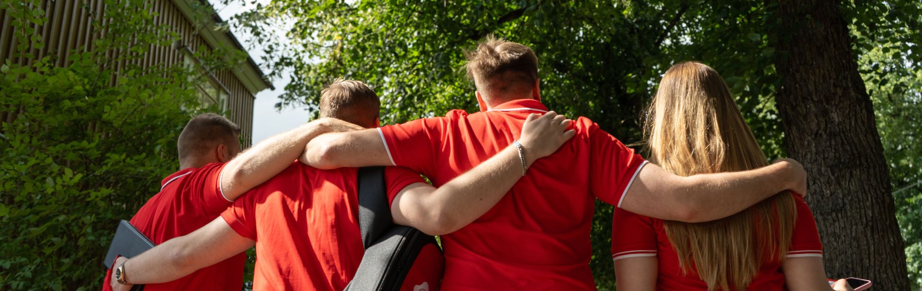 Empleados en la oficina de Verisure