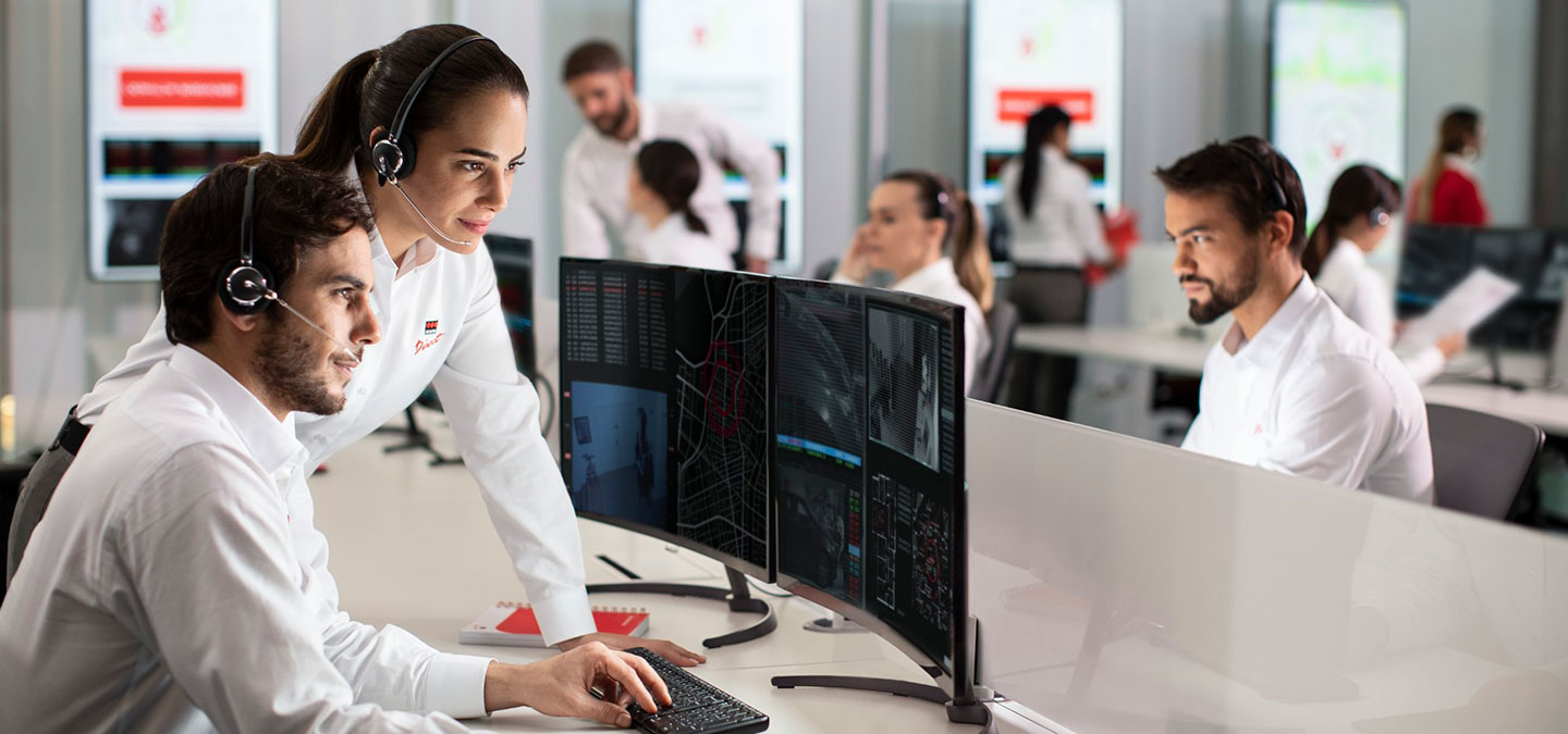 Verisure employees working