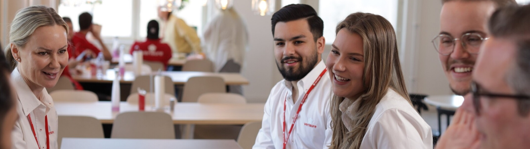 Employees at Verisure office in a meeting