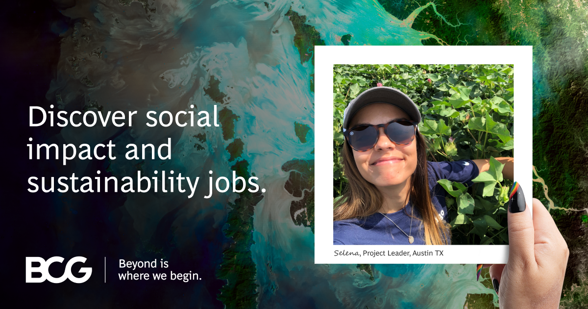 Discover a Career in Social Impact BCG Careers