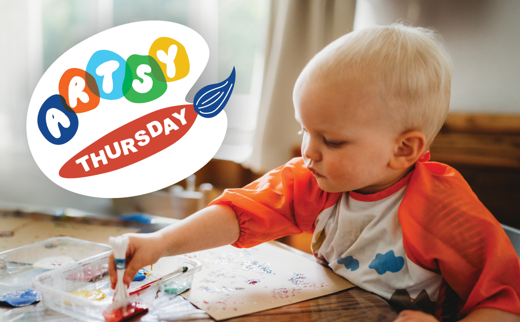 Artsy Thursday child painting