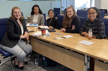 Cigna Group PEDP associates posing in a speaker series