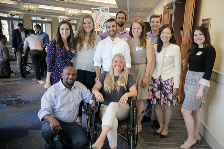 The Cigna Group graduate interns posing together for a group photo