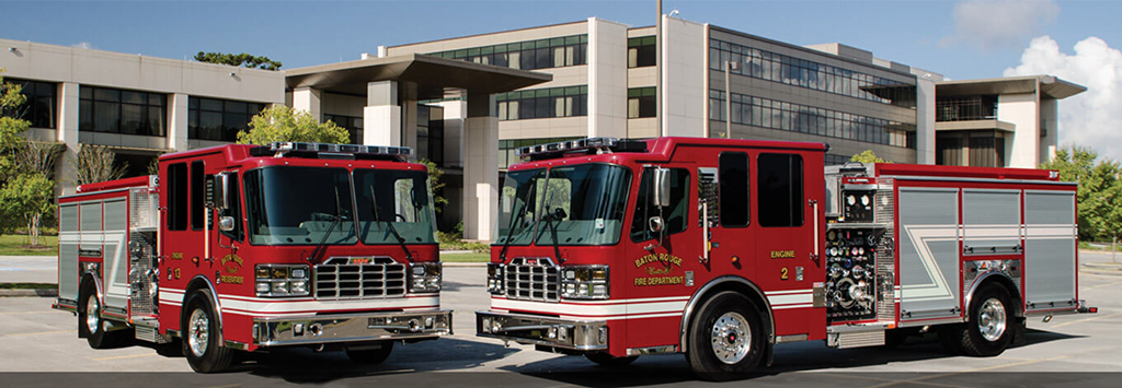 Ferrara built Fire Trucks in Holden, LA Plant