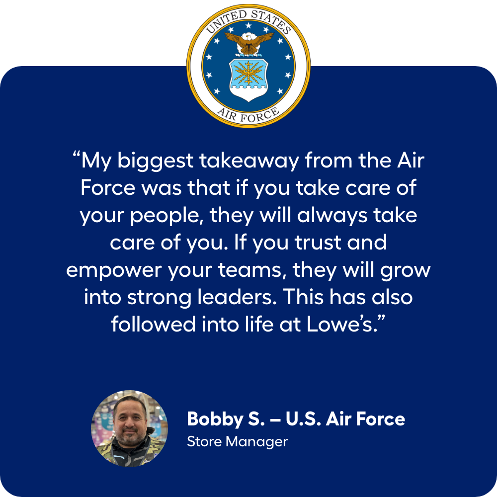 Military Lowe's Careers