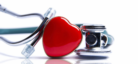 Photo of a heart stethoscope 