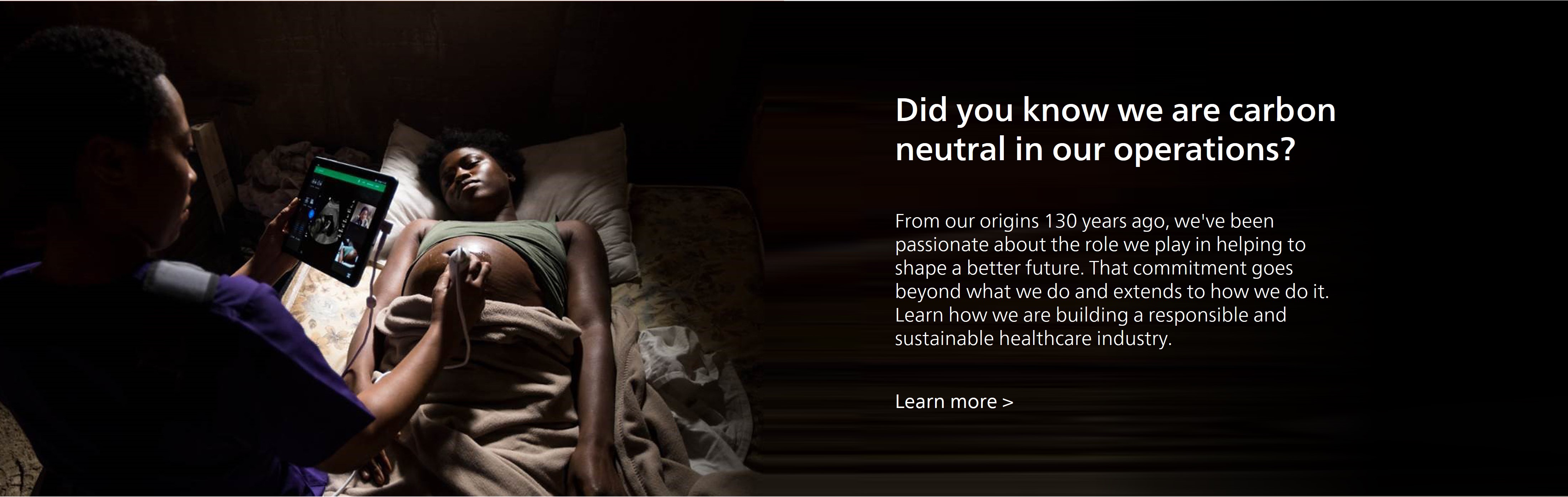 Philips Lumix being used in the field. Find out more about ethical leadership at Philips
