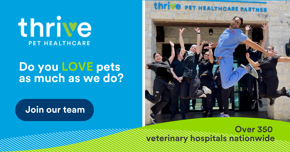 Careers at Thrive Pet Healthcare | Thrive Pet Healthcare jobs