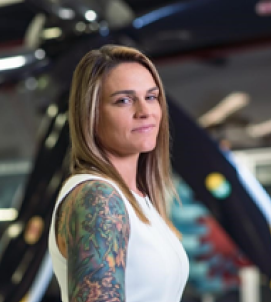 Retrato testimonial de Megan