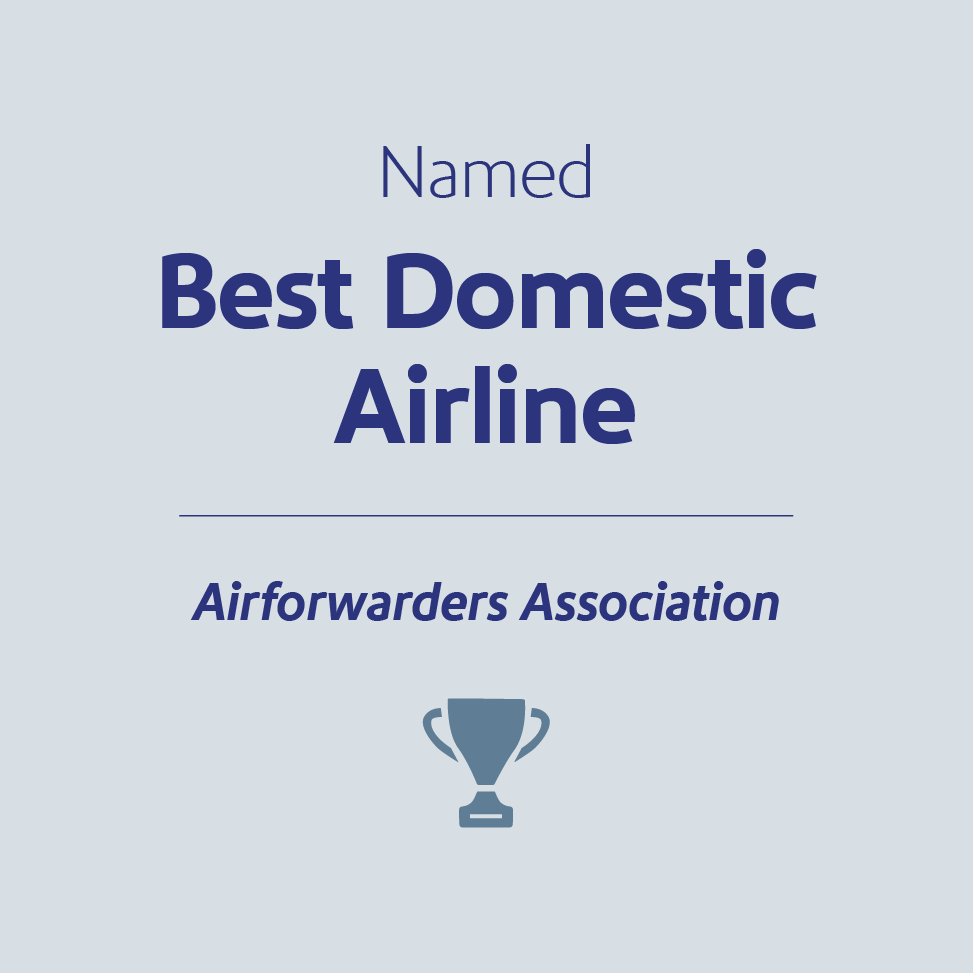Image that reads, "9,500+ Pilots across 11 domiciles in the United States"