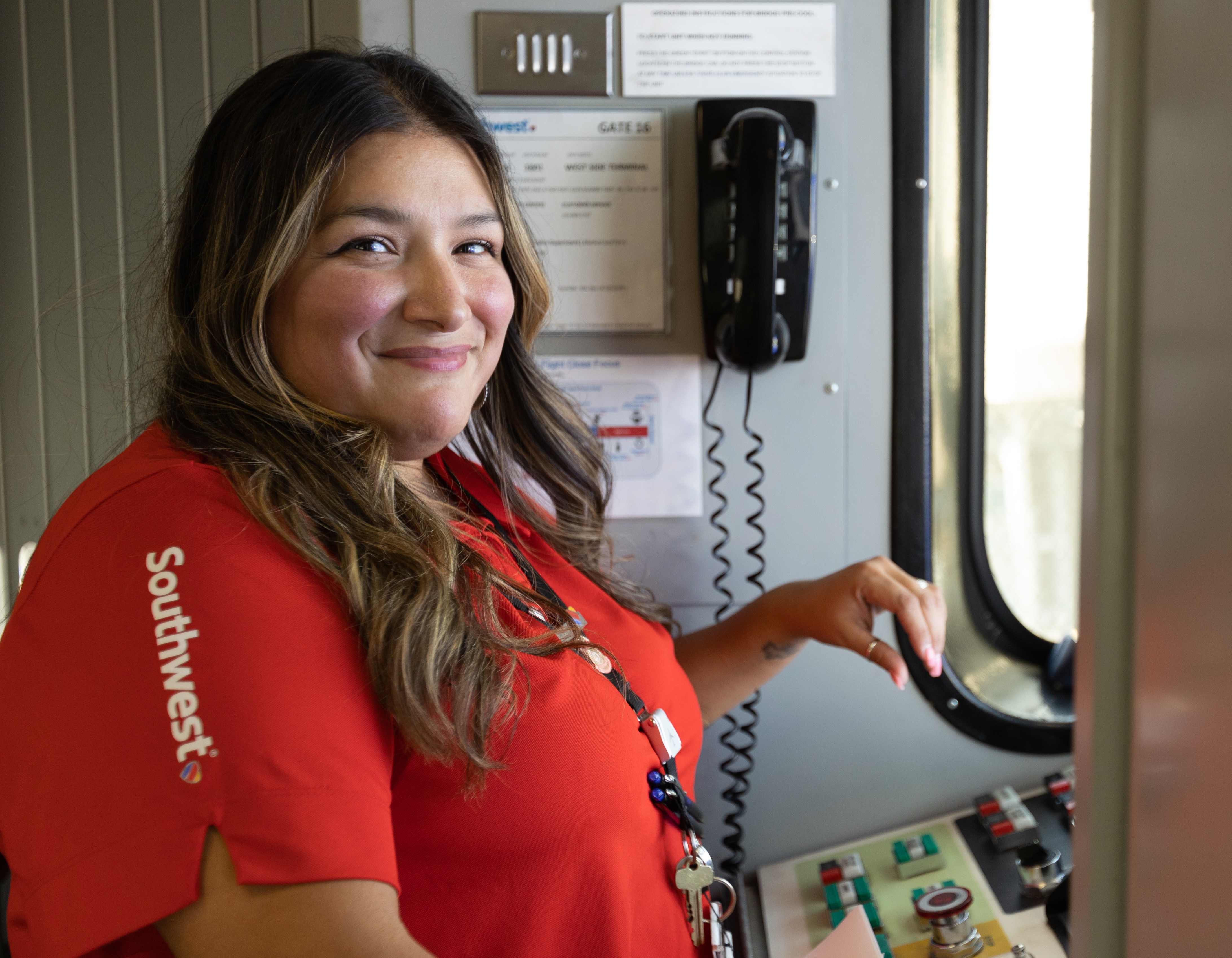 Operations Agent smiling.