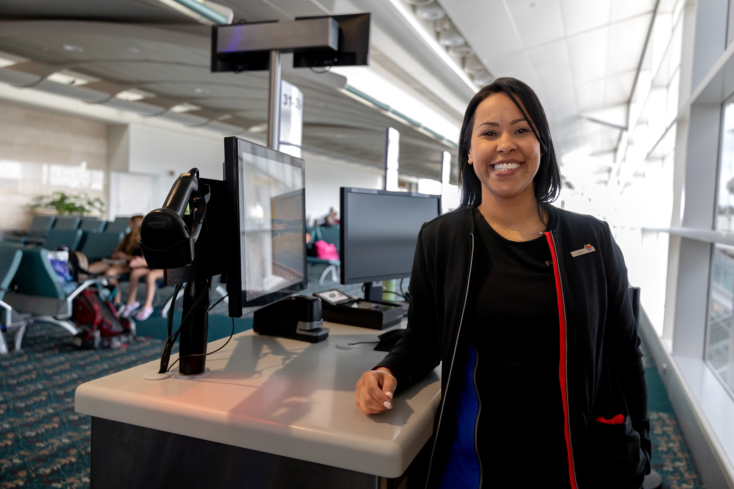 Operations Agent smiling