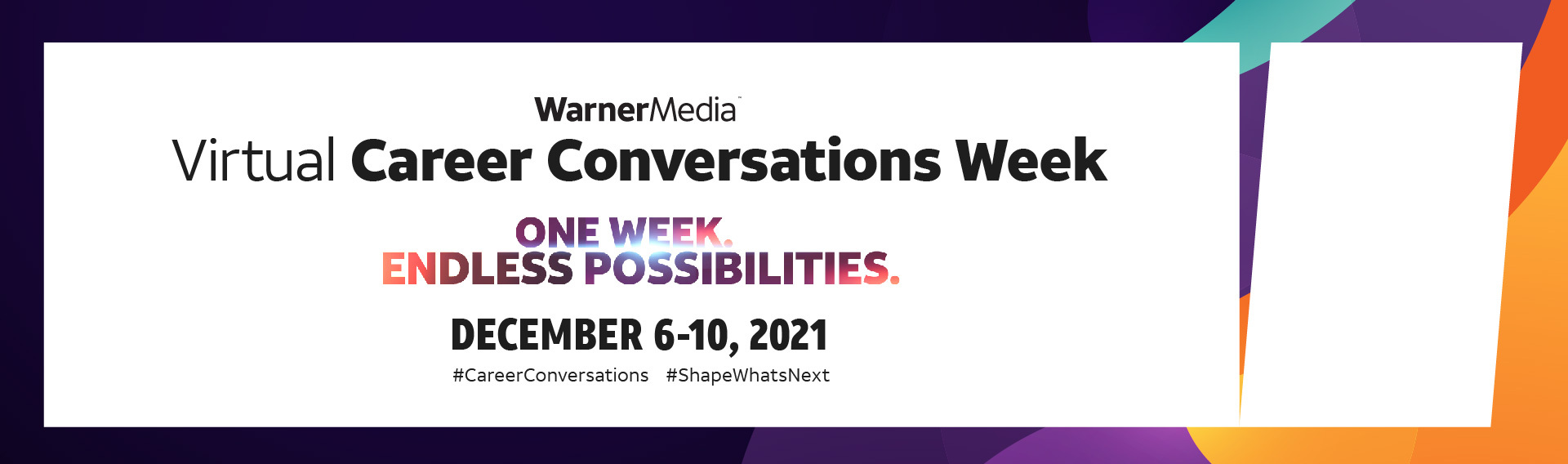 Virtual Career Conversations Week 2021: One Week, Endless Possibilities