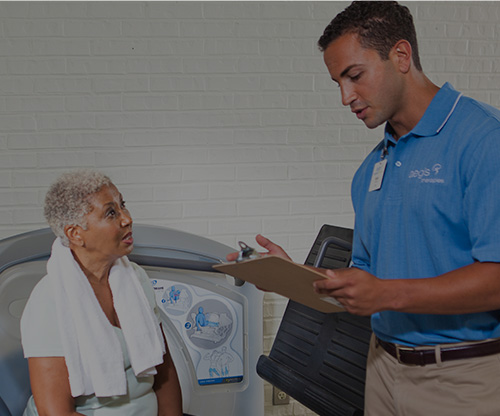 A discussion between a patient and a nurse