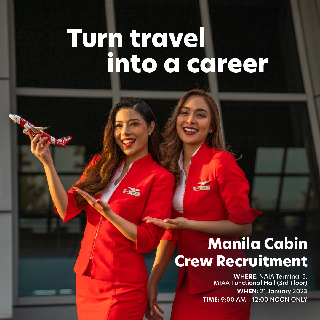 Cabin Crew hiring for Philippines location | AirAsia