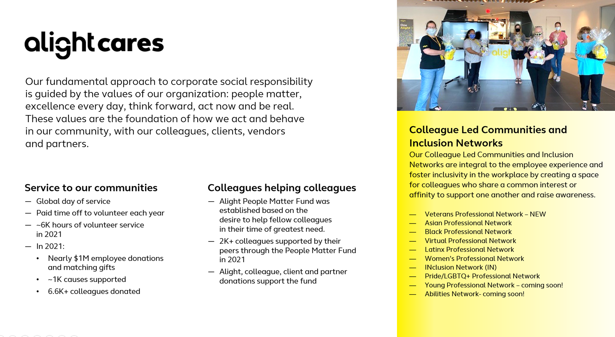 alight inclusion and diversity information