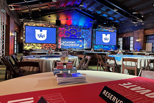 Inside view of a large room for students to learn at a satellite campus.