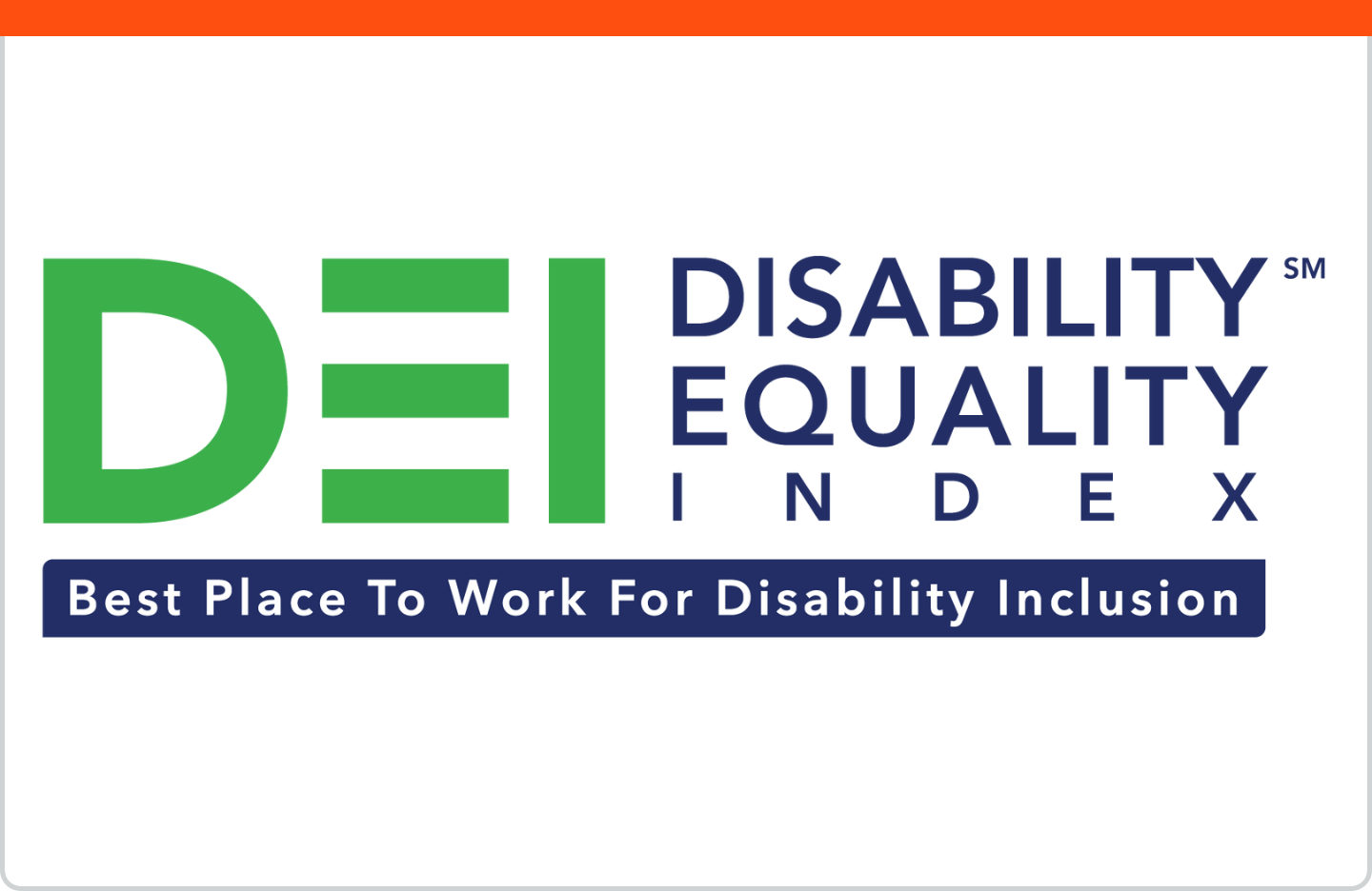 Disability Equality Index Best Place to Work for Disability Inclusion Logo.