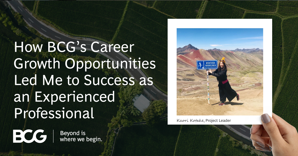 How BCG's Career Growth Opportunities Led Me To Success As An ...