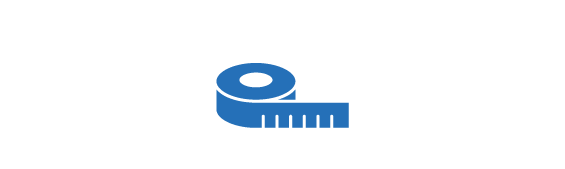Icon of measuring tape