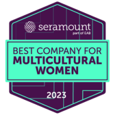 Seramount Award 2023 Best Company for Multicultural Women