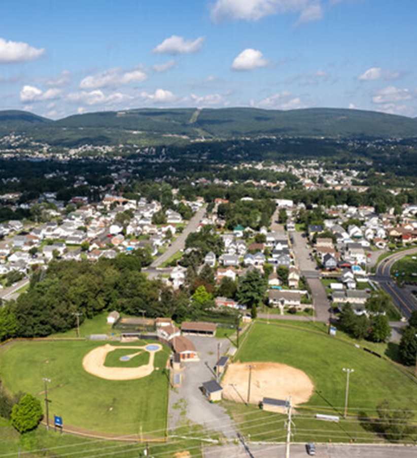 rural landscape in Jessup, PA