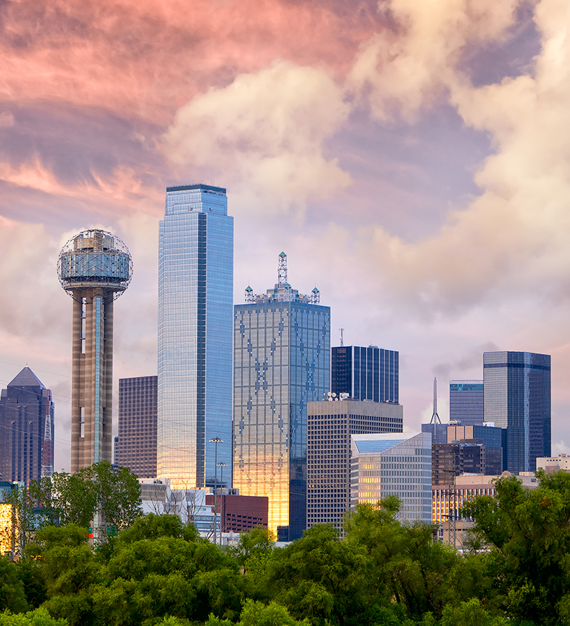 Dallas, TX skyline
