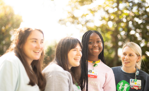 children's employee meditating during yoga
