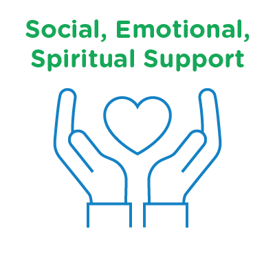 social, emotional, spiritual support