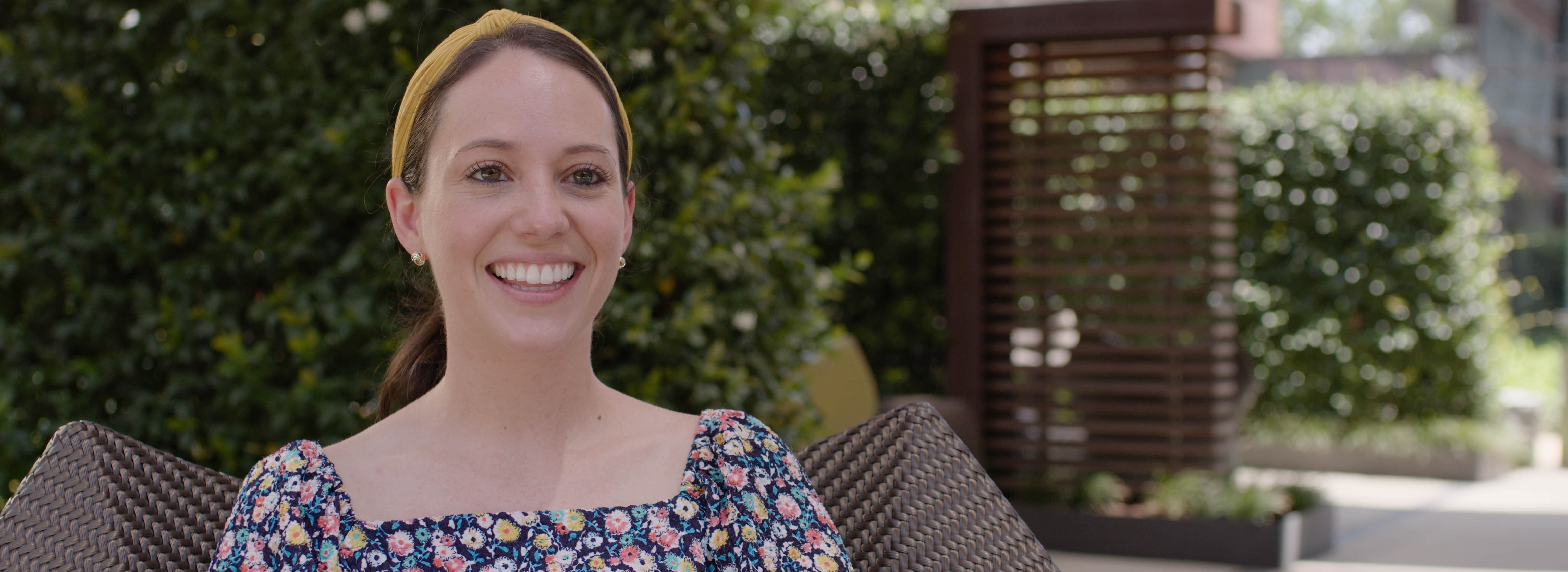 portrait of Lucy a Children's employee