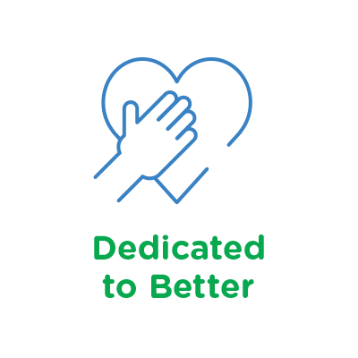 icon of hand on heart