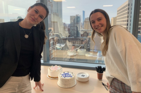 MLDP associates posing for photo during a team celebration