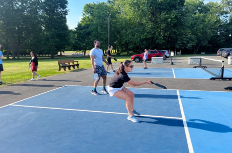 MLDP associates at an off-site pickleball event