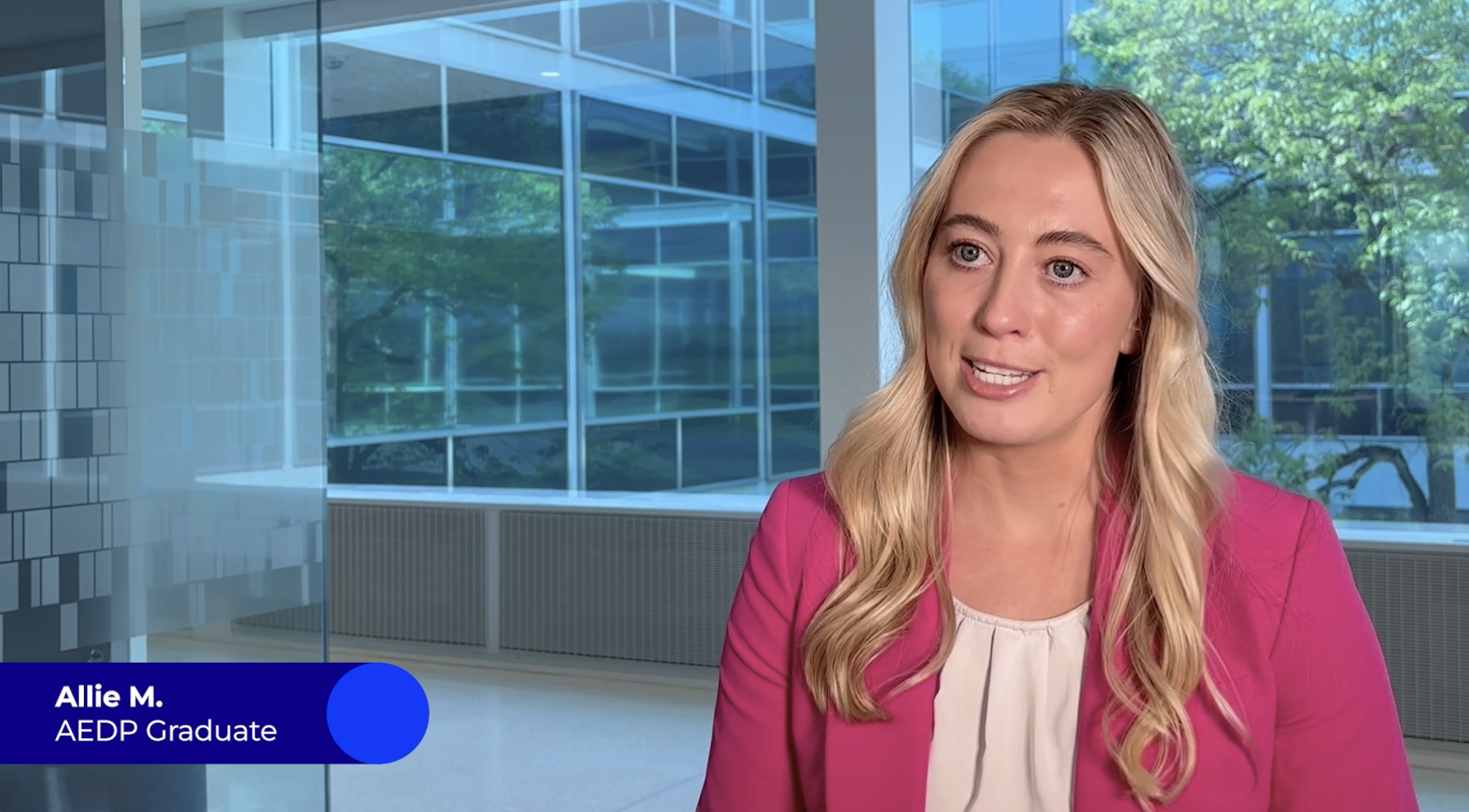 AEDP Graduate shares more about the program and her experiences.