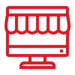 Computer monitor icon