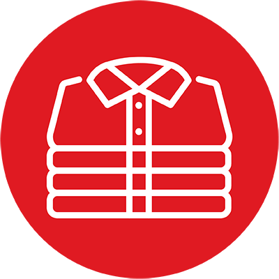 Laundered uniforms icon