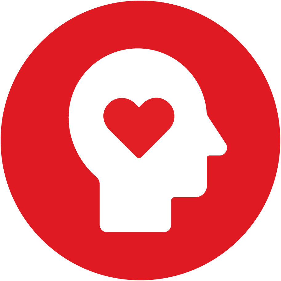 Wellbeing support icon