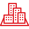 City skyline icon 