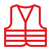 Safety vest icon