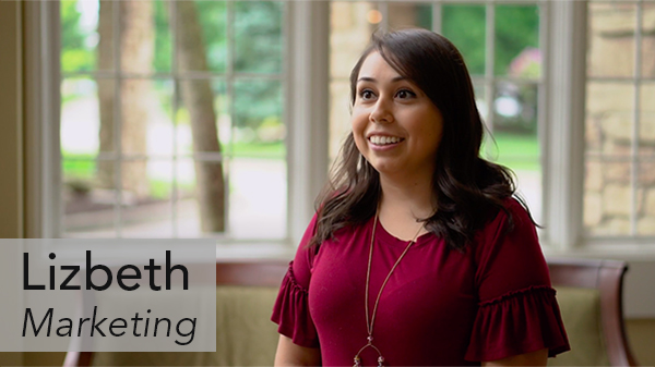 Video of Lizbeth discussing her job in sales