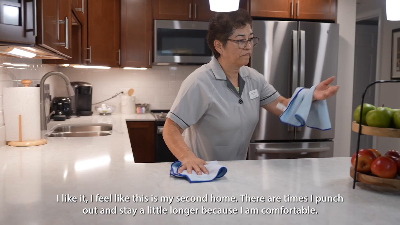 marketing video highlighting an employee named josh