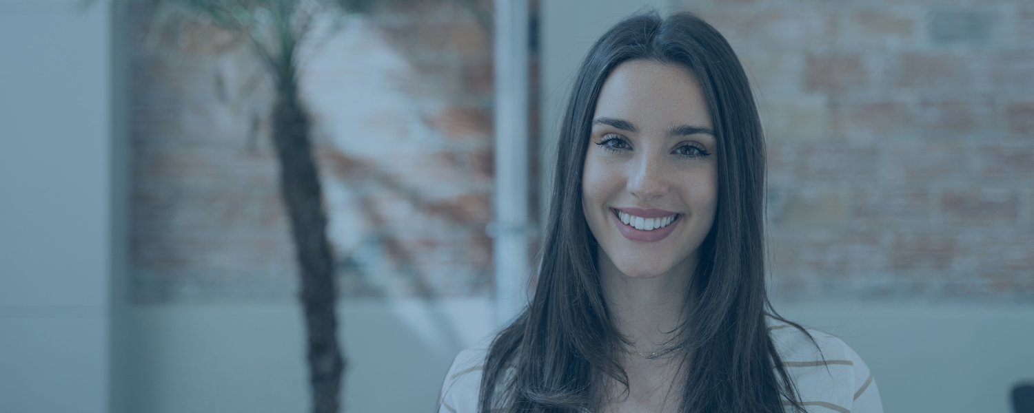 Woman smiling in office