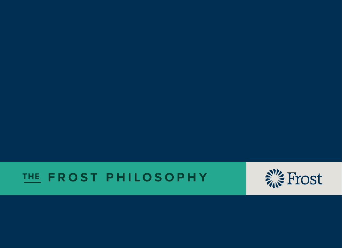 Image of front cover of The Frost Philosophy book