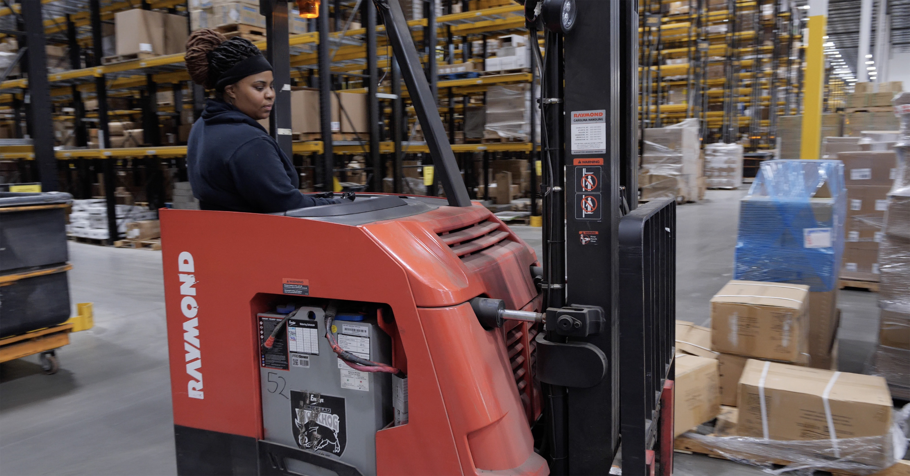 Inside a Distribution Center
